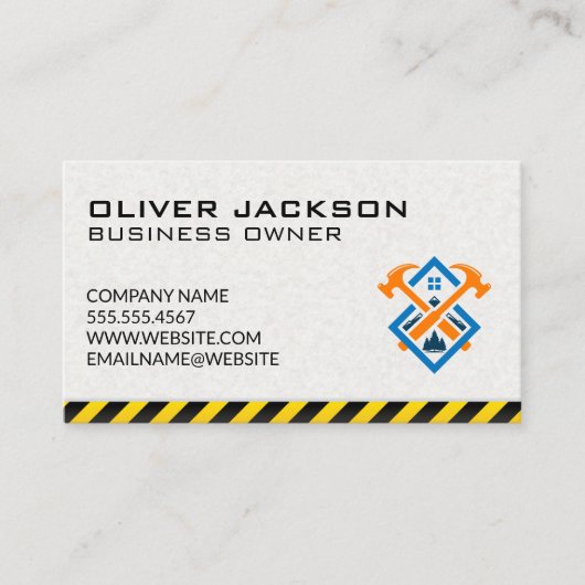 建築 | Hammersホームロゴ 名刺 (正面)