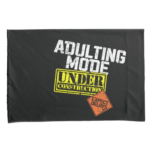 建築A不倫モードおもしろい 枕カバー (正面右)