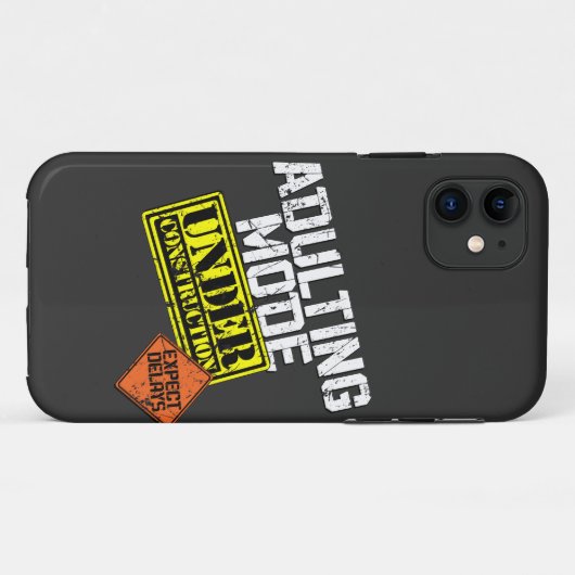 建築A不倫モードおもしろい Case-Mate iPhoneケース (裏面(横))