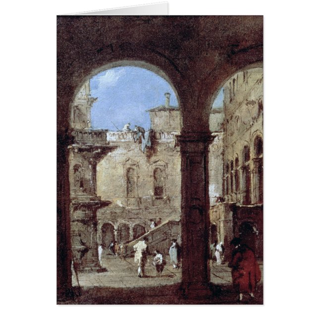 建築Capriccio、c.1770 (正面)