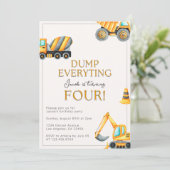 建築Dump Everything 4th Birthday 招待状 (スタンド正面)