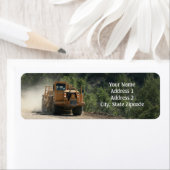 建築Earthmover差出人住所ラベル ラベル (インサイチュ)