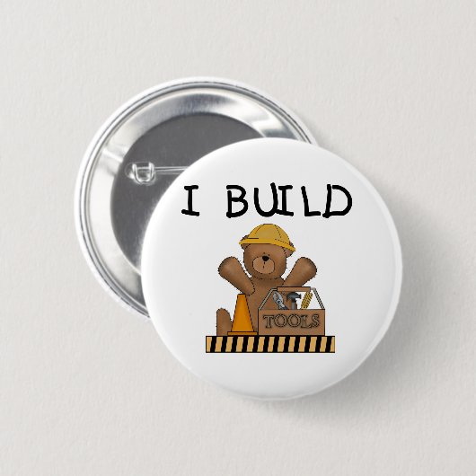 建築Iの造りのTシャツおよびギフト 缶バッジ (正面&裏面)