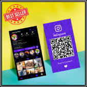 建築Instagram Violet QRコード 名刺