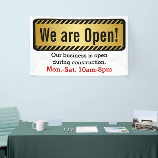 建築JOBSITE署名中にビジネスを開始 横断幕 (トレードショー)