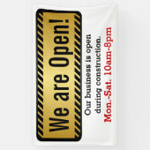 建築JOBSITE署名中にビジネスを開始 横断幕 (縦)