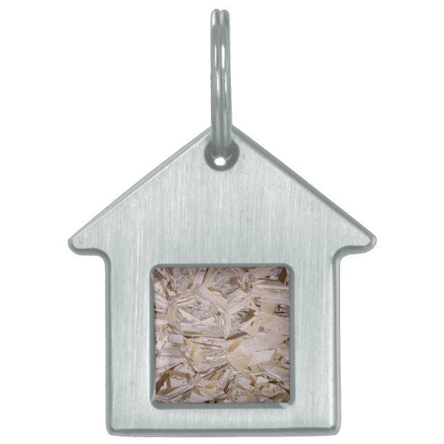 建築OSB合板スタイル ペットネームタグ (正面)