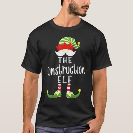建設エルフグループ クリスマスパジャマパーティー Tシャツ (正面)