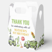 建設キッズの誕生日パーティー フェイバーボックス (オープン)