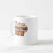 建設クルー コーヒーマグカップ (正面左)