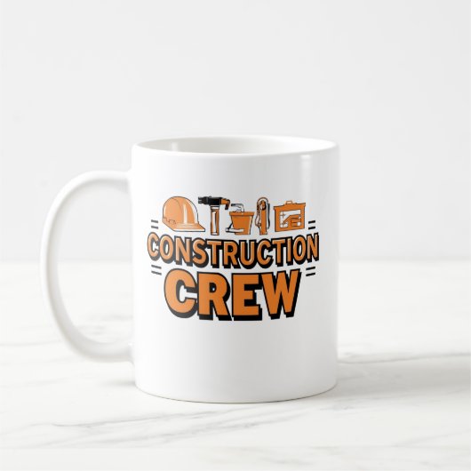 建設クルー コーヒーマグカップ (左)
