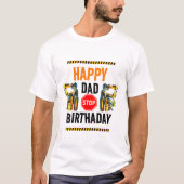 建設ダンプトラック 1歳の誕生日パーティー Tシャツ (正面)