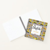 建設トラックのスケッチブック 子供向け ノートブック (内部)