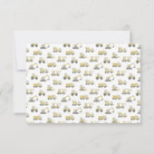 建設トラックの乗り物 男の子たち ありがとう (裏面)