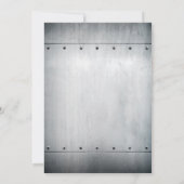 建設トラックの誕生日パーティー招待状 招待状 (裏面)