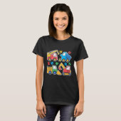 建設トラック ショベル オチスム Awareness Tシャツ (正面フル)