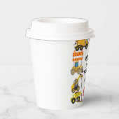 建設トラック | 子供の誕生日パーティー 紙コップ (右)