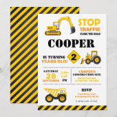 建設パーティーの招待状 招待状 (正面/裏面)