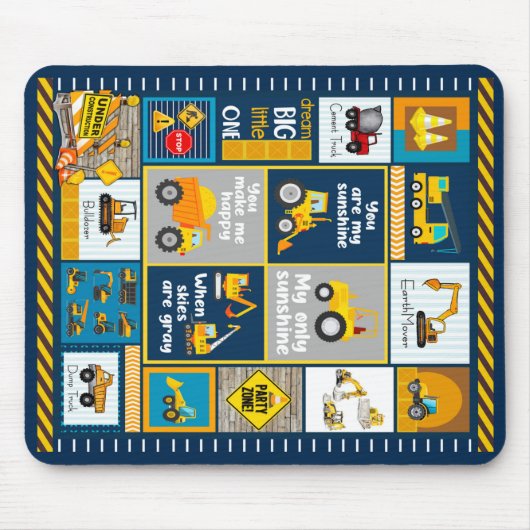 建設ブランケット, 建設ギフト マウスパッド (正面)