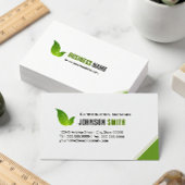 建設マネージャー - エレガント モダン グリーン 名刺