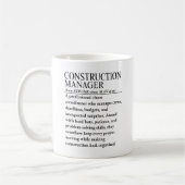 建設マネージャー コーヒーマグカップ (左)