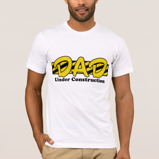 建設中のパパ Tシャツ (正面)