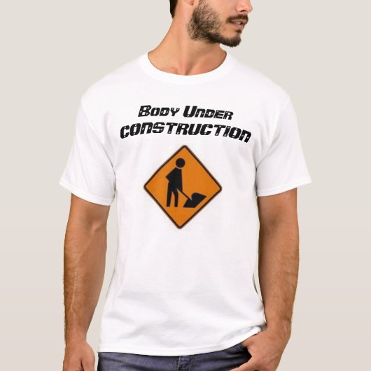 建設中の体 Tシャツ (正面)