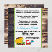 建設中の招待状性のニュートラル 招待状 (正面/裏面)