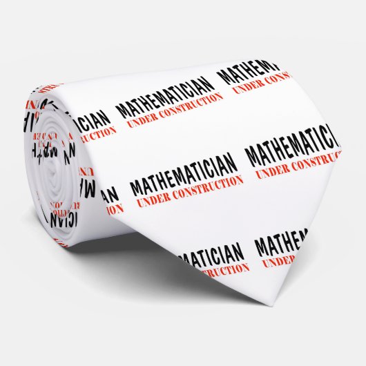 建設中の数学者の_ ネクタイ (ロール)