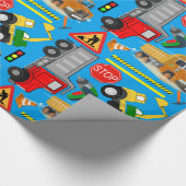 建設中の| ラッピングペーパー (角)