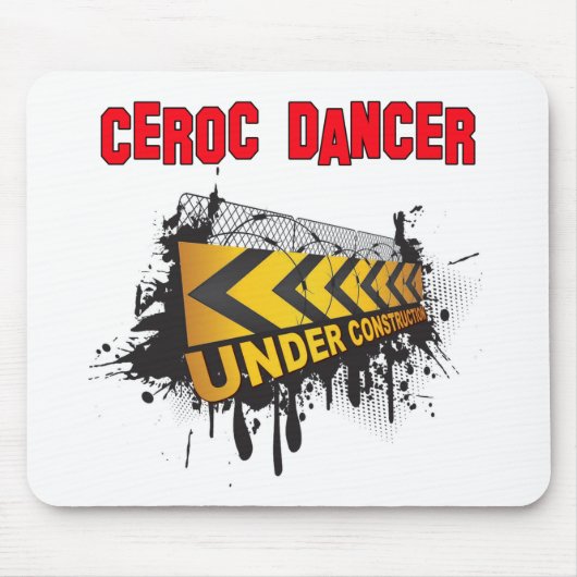 建設中のCerocのダンサー マウスパッド (正面)