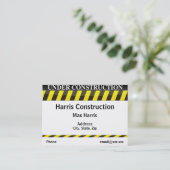 建設中 名刺 (スタンド正面)