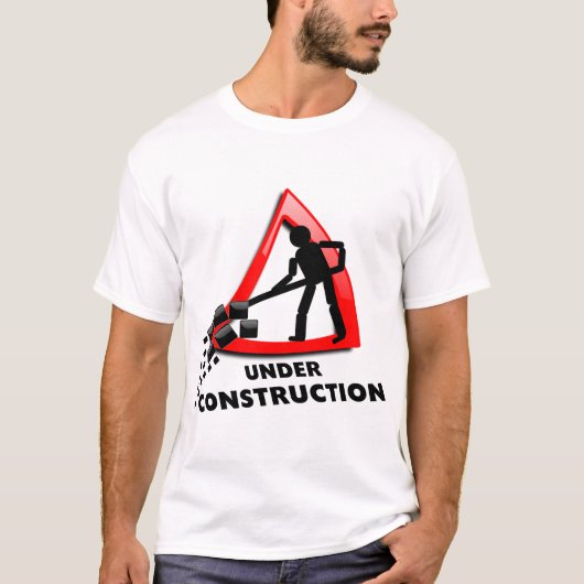 建設中 Tシャツ (正面)
