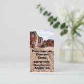 建設会社の名刺 名刺 (スタンド正面)