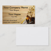 建設会社の名刺 名刺 (正面/裏面)