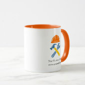 建設会社ビジネス ロゴ マグ (正面右)