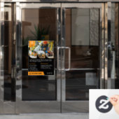 建設会社用カスタムウィンドウクリング ウィンドウサイン (オフィスドア)