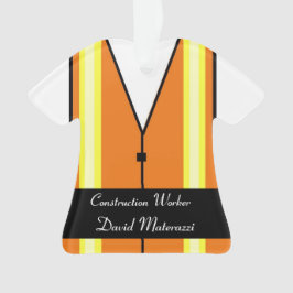 建設作業員のクリスマスのオーナメント オーナメント