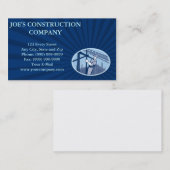 建設作業員の足場レトロ 名刺 (正面/裏面)