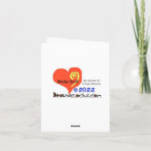 建設作業員サンタクリスマスカード カード (裏面)