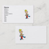 建設作業員私はTシャツおよびギフトを造ります 名刺 (正面/裏面)