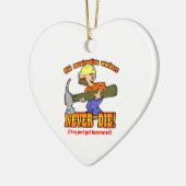 建設作業員 セラミックオーナメント (左)