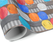 建設作業員 ヘルメット ラッピングペーパー (ロールコーナー)