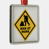 建設作業員 メタルオーナメント (右)