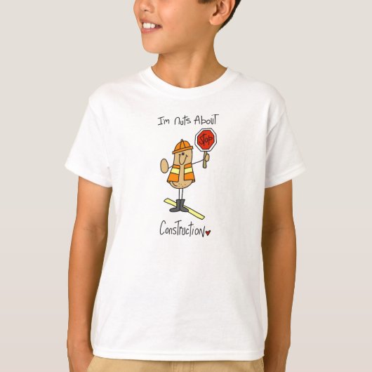 建設大好きTシャツとギフト Tシャツ (正面)