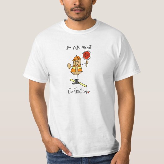 建設大好きTシャツとギフト Tシャツ (正面)
