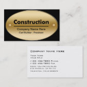 建設業カード 名刺 (正面/裏面)