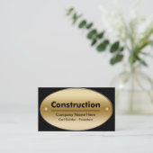 建設業カード 名刺 (スタンド正面)