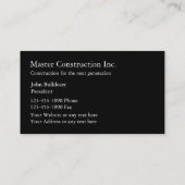 建設業カード 名刺 (裏面)