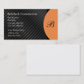 建設業カード 名刺 (正面/裏面)